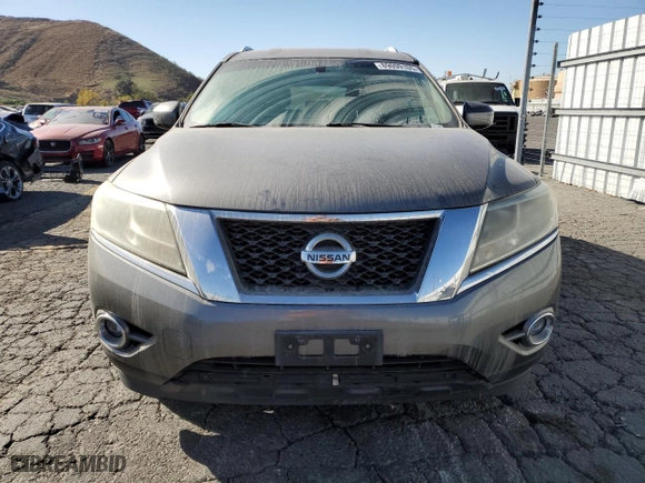 2016 Nissan Pathfinder SL with VIN 5N1AR2MN9GC663955, listed as a Copart auction lot 89099105 with 120,621 mi miles and Clean Title. Bid and sale history available at carsss.com. Image 5.
