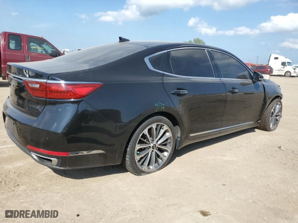 2017 Kia Cadenza Premium with VIN KNALC4J15H5060550, listed as a Copart auction lot 69309454 with 92,004 mi miles and Salvage Title. Bid and sale history available at carsss.com. Image 3.
