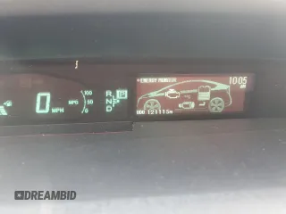 2011 Toyota Prius I with VIN JTDKN3DU7B0290782, listed as a Copart auction lot 50929045 with 121,115 mi miles and Salvage Title. Bid and sale history available at carsss.com. Image 9.
