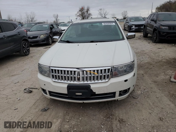 2008 Lincoln MKZ with VIN 3LNHM28T78R628369, listed as a Copart auction lot 80468964 with 120,378 mi miles and Salvage Title. Bid and sale history available at DreamBid. Image 5.