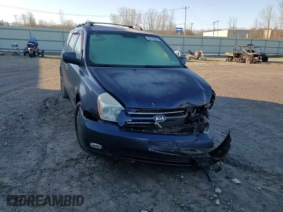 2008 Kia Sedona EX with VIN KNDMB233X86264378, listed as a Copart auction lot 53516065 with 173,915 mi miles and Salvage Title. Bid and sale history available at carsss.com. Image 11.