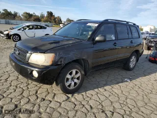 2002 Toyota Highlander with VIN JTEGF21A420046977, listed as a Copart auction lot 50192095 with 250,300 mi miles and Clean Title. Bid and sale history available at carsss.com. Image 1.
