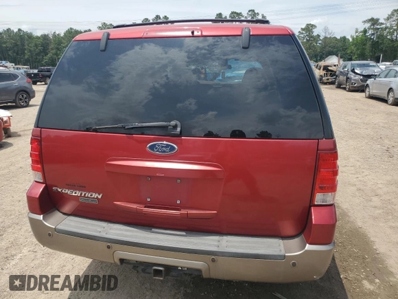 2004 Ford Expedition Eddie Bauer z VIN 1FMPU17LX4LB23782, wystawiony jako Copart lot #58600625 z przebiegiem 153 982 mil mil oraz Szkoda całkowita • Salvage title. Historia ofert i sprzedaży dostępna na DreamBid. Obrazek 6.
