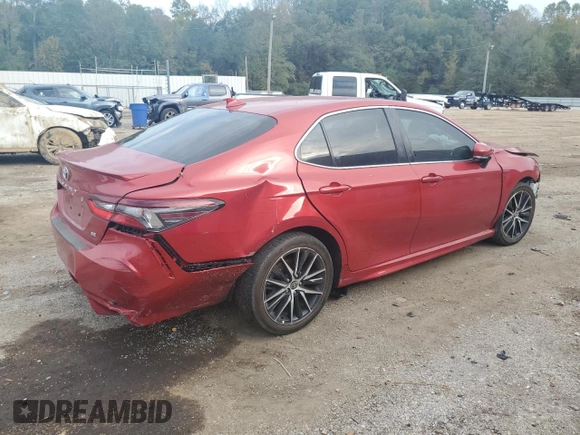 2022 Toyota Camry SE with VIN 4T1T11AK5NU026069, listed as a Copart auction lot 79484204 with 35,614 mi miles and Salvage Title. Bid and sale history available at carsss.com. Image 3.