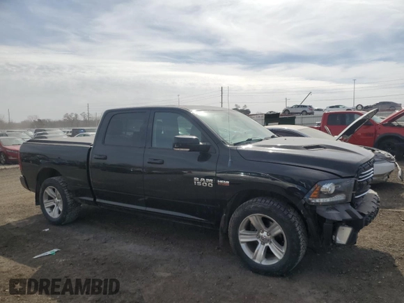 2013 Ram 1500 Sport with VIN 1C6RR7UT9DS710185, listed as a Copart auction lot 49458815 with 171,823 mi miles and Salvage title. Bid and sale history available at DreamBid. Image 4.