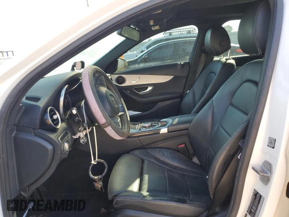 2018 Mercedes-Benz C with VIN 55SWF4JB6JU246892, listed as a Copart auction lot 48418205 with Not Provided miles and Salvage Title. Bid and sale history available at carsss.com. Image 7.