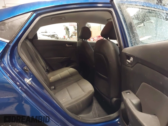 2019 Hyundai Accent SE with VIN 3KPC24A31KE080216, listed as a IAAI auction lot 40828159 with 53,496 mi miles. Bid and sale history available at carsss.com. Image 8.