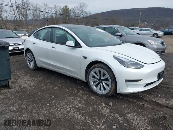 2023 Tesla Model 3 Long Range with VIN 5YJ3E1EB8PF600291, listed as a IAAI auction lot 41651156 with 37,055 mi miles and . Bid and sale history available at DreamBid. Image 1.