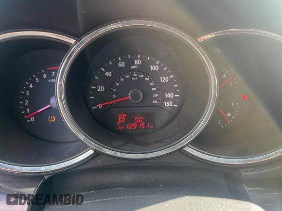 2012 Kia Sorento EX with VIN 5XYKUCA68CG220857, listed as a Copart auction lot 46635505 with 129,151 mi miles and Clean Title. Bid and sale history available at carsss.com. Image 8.