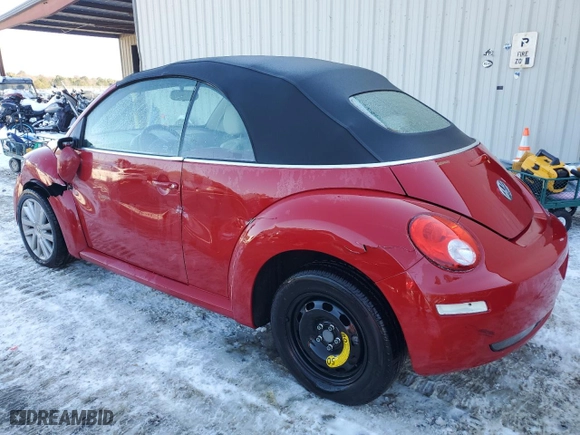 2008 Volkswagen New Beetle Convertible SE with VIN 3VWRG31Y88M418787, listed as a Copart auction lot 88045645 with 35,408 mi miles and Salvage Title. Bid and sale history available at carsss.com. Image 2.