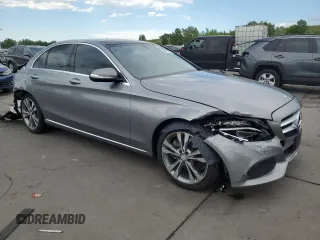 2015 Mercedes-Benz C 300 Luxury with VIN 55SWF4KB6FU013567, listed as a Copart auction lot 60647355 with 61,943 mi miles and Salvage title. Bid and sale history available at DreamBid. Image 4.