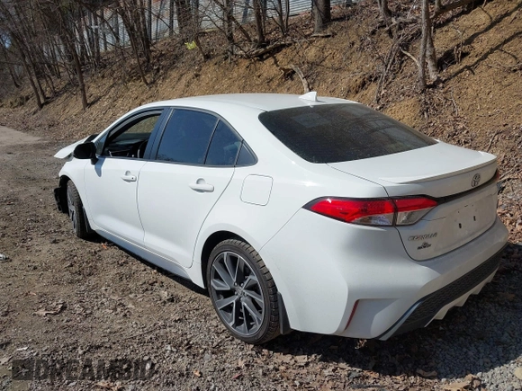 2022 Toyota Corolla SE with VIN JTDS4MCE0N3510950, listed as a IAAI auction lot 41801924 with 23,912 mi miles. Bid and sale history available at carsss.com. Image 3.