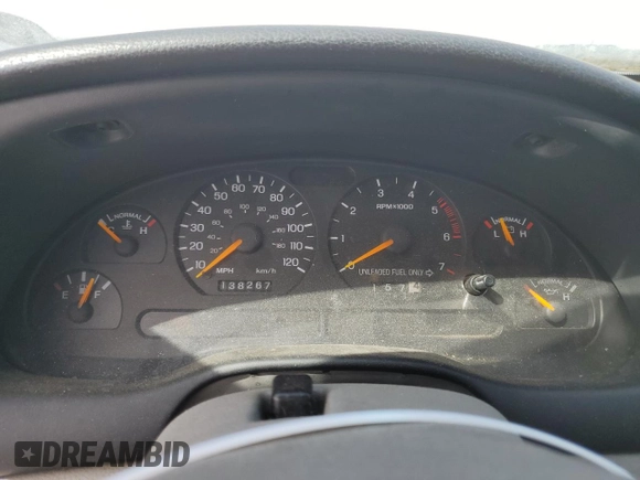 1998 Ford Mustang with VIN 1FAFP4447WF161919, listed as a Copart auction lot 50103405 with 138,267 mi miles and Clean title. Bid and sale history available at DreamBid. Image 9.