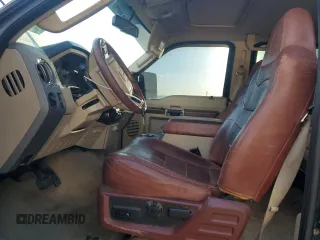 2008 Ford F-250 XL with VIN 1FTSW21R58ED14886, listed as a Copart auction lot 60866345 with 141,980 mi miles and Salvage title. Bid and sale history available at DreamBid. Image 7.
