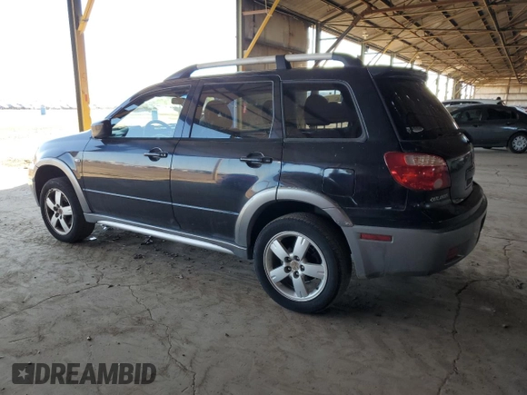 2005 Mitsubishi Outlander XLS with VIN JA4LX41F85U046625, listed as a Copart auction lot 49447215 with 134,343 mi miles and Salvage Title. Bid and sale history available at carsss.com. Image 2.