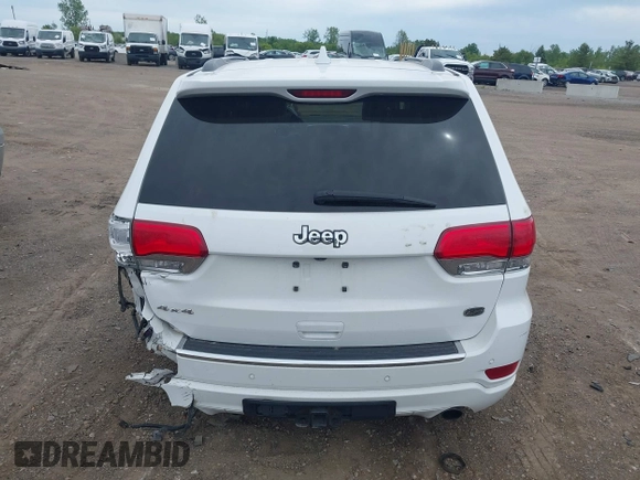 2017 Jeep Grand Cherokee Overland with VIN 1C4RJFCG6HC941771, listed as a IAAI auction lot 42356577 with 192,318 mi miles and . Bid and sale history available at DreamBid. Image 16.