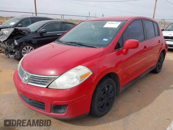 2007 Nissan Versa 1.8 S with VIN 3N1BC13E47L415240, listed as a IAAI auction lot 41890737 with 295,571 mi miles. Bid and sale history available at carsss.com. Image 17.
