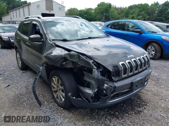 2014 Jeep Cherokee Limited with VIN 1C4PJMDB2EW216225, listed as a IAAI auction lot 42672551 with 151,799 mi miles and . Bid and sale history available at DreamBid. Image 6.