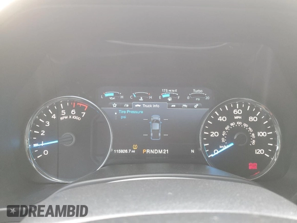 2017 Ford F-150 XL with VIN 1FTEW1EP4HKD27212, listed as a Copart auction lot 49503755 with 115,926 mi miles and Salvage Title. Bid and sale history available at carsss.com. Image 9.