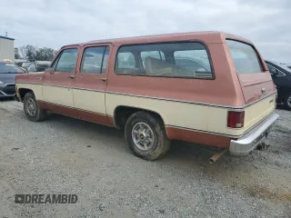 1977 Chevrolet Suburban z VIN CCL167F144344, wystawiony jako Copart lot #78394504 z przebiegiem 73 322 mil mil oraz Szkoda całkowita • Salvage title. Historia ofert i sprzedaży dostępna na DreamBid. Obrazek 2.