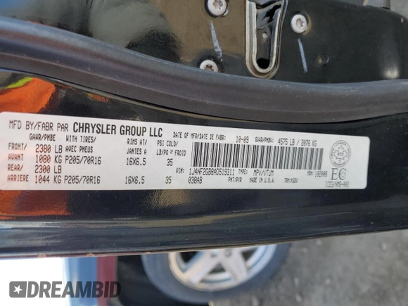 2010 Jeep Patriot Sport with VIN 1J4NF2GB8AD519311, listed as a Copart auction lot 53799085 with 203,762 mi miles and Salvage Title. Bid and sale history available at carsss.com. Image 13.