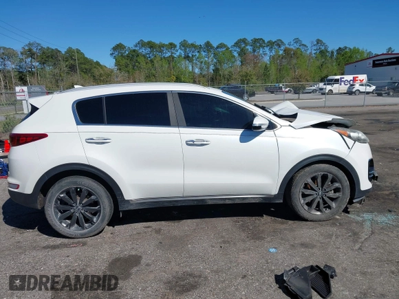 2018 Kia Sportage EX with VIN KNDPN3ACXJ7470734, listed as a IAAI auction lot 41859915 with 123,918 mi miles and . Bid and sale history available at DreamBid. Image 13.