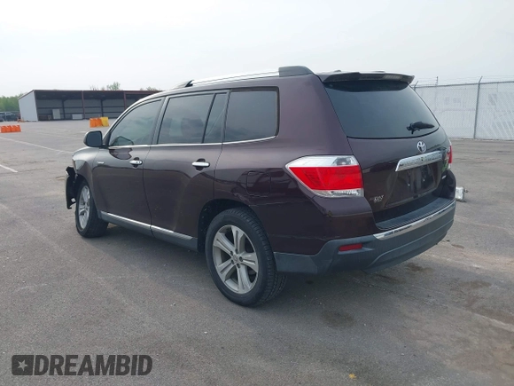 2012 Toyota Highlander Limited with VIN 5TDDK3EH3CS146163, listed as a IAAI auction lot 42145707 with 140,746 mi miles and . Bid and sale history available at DreamBid. Image 3.