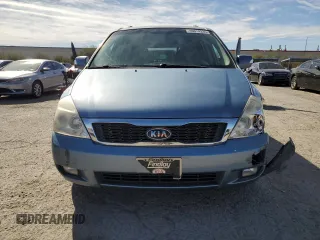 2011 Kia Sedona EX with VIN KNDMH4C79B6377419, listed as a Copart auction lot 46674335 with 159,436 mi miles and Salvage Title. Bid and sale history available at carsss.com. Image 5.