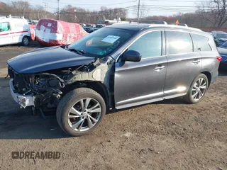 2014 Infiniti QX60 with VIN 5N1AL0MM9EC543096, listed as a IAAI auction lot 41909546 with 128,479 mi miles. Bid and sale history available at carsss.com. Image 18.