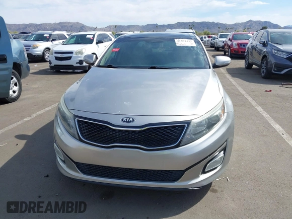 2015 Kia Optima EX with VIN 5XXGN4A70FG416088, listed as a IAAI auction lot 41891432 with 157,480 mi miles. Bid and sale history available at carsss.com. Image 13.
