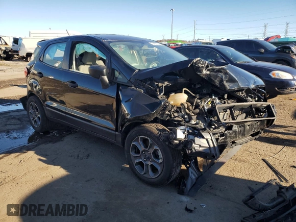 2020 Ford EcoSport S with VIN MAJ3S2FE4LC334160, listed as a Copart auction lot 50322655 with 97,556 mi miles and Non Repairable. Bid and sale history available at carsss.com. Image 4.