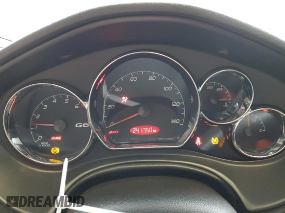 2006 Pontiac G6 GT z VIN 1G2ZH158864139383, wystawiony jako Copart lot #57875795 z przebiegiem 241 750 mil mil oraz Szkoda całkowita • Salvage title. Historia ofert i sprzedaży dostępna na DreamBid. Obrazek 9.