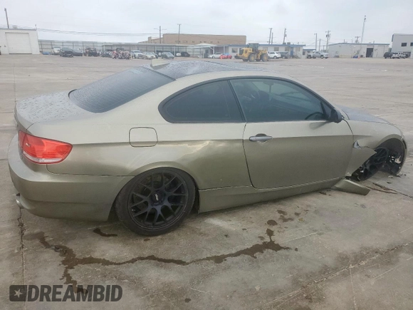 2007 BMW 3 Series 335i with VIN WBAWB73537P155113, listed as a Copart auction lot 54203555 with Not provided miles and Salvage title. Bid and sale history available at DreamBid. Image 3.