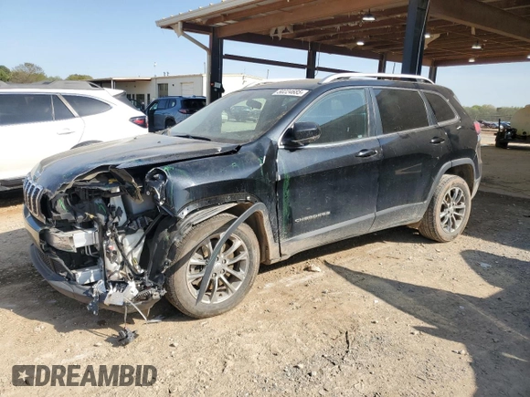 2020 Jeep Cherokee Latitude Plus with VIN 1C4PJLLB2LD623868, listed as a Copart auction lot 50224685 with 128,507 mi miles and Salvage title. Bid and sale history available at DreamBid. Image 1.