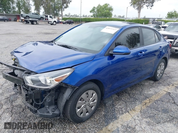 2020 Kia Rio LX with VIN 3KPA24AD4LE258976, listed as a IAAI auction lot 42072327 with 43,553 mi miles and . Bid and sale history available at DreamBid. Image 19.
