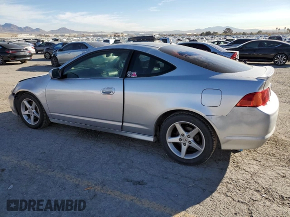 2002 Acura RSX Type S with VIN JH4DC53042C020379, listed as a Copart auction lot 46705055 with 143,245 mi miles and Salvage Title. Bid and sale history available at carsss.com. Image 2.