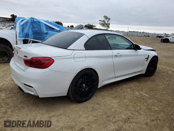 2018 BMW M4 z VIN WBS4Z9C58JEA24372, wystawiony jako Copart lot #53400265 z przebiegiem 75 698 mil mil oraz Szkoda całkowita • Salvage title. Historia ofert i sprzedaży dostępna na DreamBid. Obrazek 3.