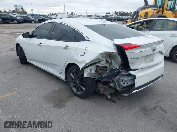 2019 Honda Civic Sedan EX with VIN JHMFC1F36KX006385, listed as a IAAI auction lot 41758211 with 89,666 mi miles. Bid and sale history available at carsss.com. Image 3.