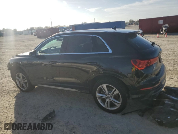 2020 Audi Q3 S line Prestige with VIN WA1FECF39L1033702, listed as a Copart auction lot 79176494 with 63,220 mi miles and Non Repairable. Bid and sale history available at carsss.com. Image 2.