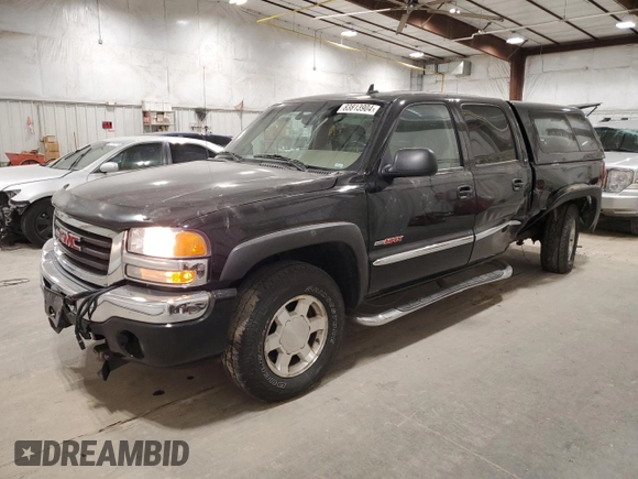 2006 GMC Sierra 1500 SLT with VIN 2GTEK13N261170631, listed as a Copart auction lot 83813904 with 133,834 mi miles and Non Repairable. Bid and sale history available at carsss.com. Image 1.