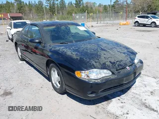 2001 Chevrolet Monte Carlo SS with VIN 2G1WX15K519114291, listed as a IAAI auction lot 41887315 with 185,532 mi miles. Bid and sale history available at carsss.com. Image 1.