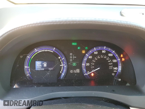 2010 Lexus HS 250h with VIN JTHBB1BA3A2024716, listed as a Copart auction lot 83153184 with 101,598 mi miles and Salvage Title. Bid and sale history available at DreamBid. Image 9.