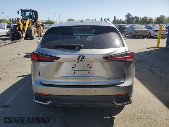2019 Lexus NX 300h with VIN JTJBJRBZ8K2105802, listed as a Copart auction lot 55823315 with 72,726 mi miles and Salvage title. Bid and sale history available at DreamBid. Image 6.