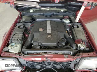 2001 Mercedes-Benz SL 500 with VIN WDBFA68FX1F200299, listed as a Copart auction lot 54422115 with 53,875 mi miles and Salvage title. Bid and sale history available at DreamBid. Image 11.