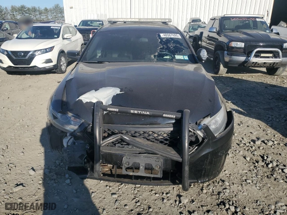 2013 Ford Sedan Police Interceptor with VIN 1FAHP2M80DG169805, listed as a Copart auction lot 48567695 with 0 mi miles and Salvage Title. Bid and sale history available at carsss.com. Image 5.