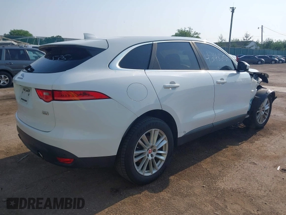 2017 Jaguar F-Pace 35t Prestige with VIN SADCK2BV7HA069340, listed as a IAAI auction lot 42482535 with 99,861 mi miles and . Bid and sale history available at DreamBid. Image 4.