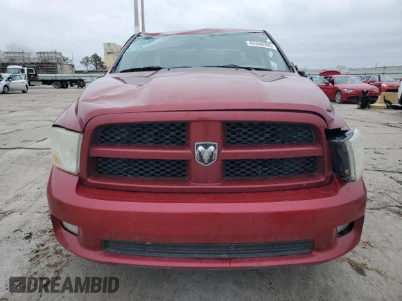2012 Ram 1500 Express with VIN 1C6RD6FT3CS224217, listed as a Copart auction lot 44446595 with 143,565 mi miles and Salvage title. Bid and sale history available at DreamBid. Image 5.
