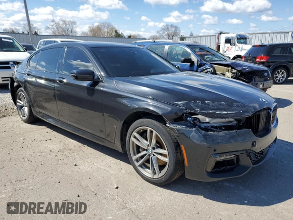 2017 BMW 7 Series 740e xDrive iPerformance with VIN WBA7J2C33HG497980, listed as a Copart auction lot 50244384 with 115,728 mi miles. Bid and sale history available at carsss.com. Image 4.