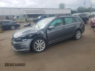 2017 Volkswagen Golf S with VIN 3VWC17AUXHM502282, listed as a Copart auction lot 58615455 with 92,168 mi miles and Salvage title. Bid and sale history available at DreamBid. Image 1.