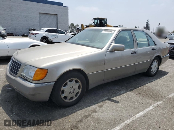 1994 Mercedes-Benz S 320 with VIN WDBGA32EXRA162522, listed as a Copart auction lot 55530585 with 83,025 mi miles and Clean Title. Bid and sale history available at DreamBid. Image 1.